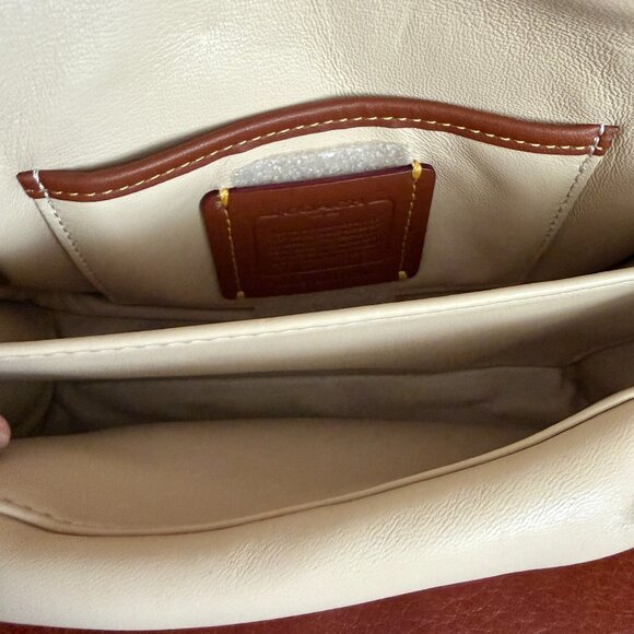 Coach Pillow Tabby Ivory Leather Shoulder Bag 18 - Picture 12 of 16